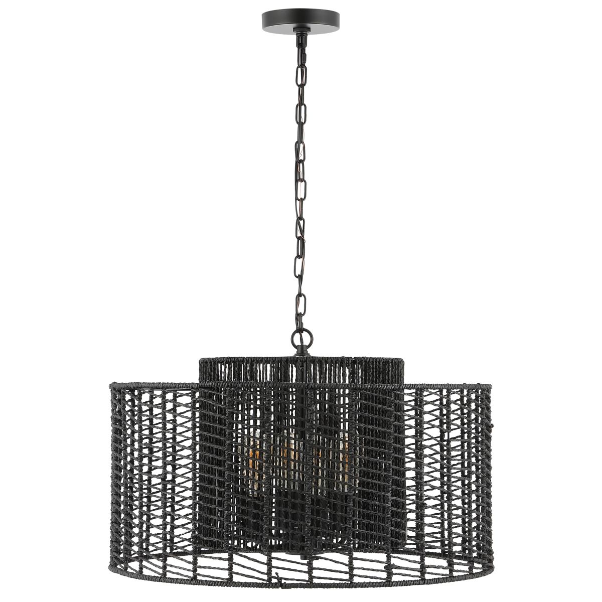 Safavieh Brynora 4 Light Extendable Pendant , PND4190 - Black