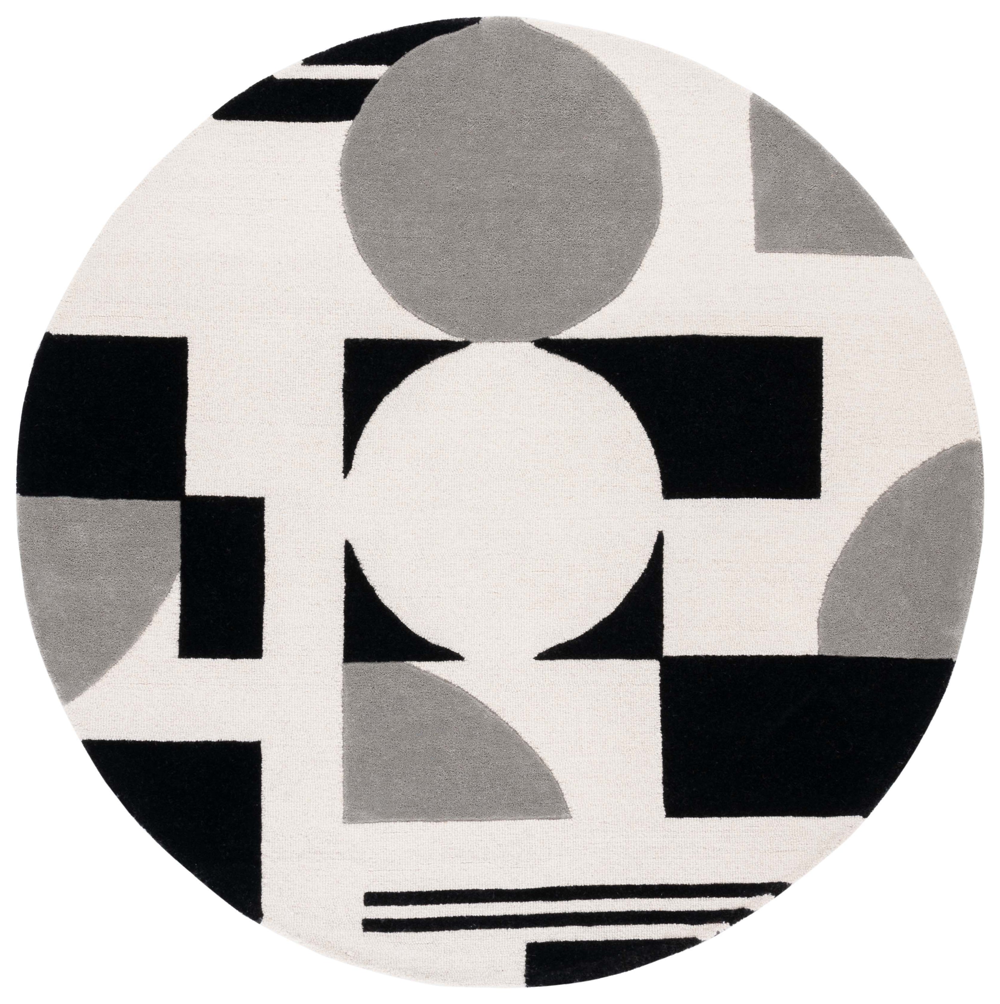 Safavieh Rodeo Drive 56 Rug, RD856 - Grey / Black