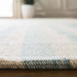 Ralph Lauren Canyon Stripe Patch Rug, RLR2867 - Sky