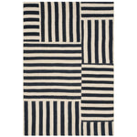 Ralph Lauren Canyon Stripe Patch Rug, RLR2867 - Cinder