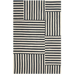 Ralph Lauren Canyon Stripe Patch Rug, RLR2867 - Cinder