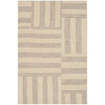 Ralph Lauren Canyon Stripe Patch Rug, RLR2867 - Dune
