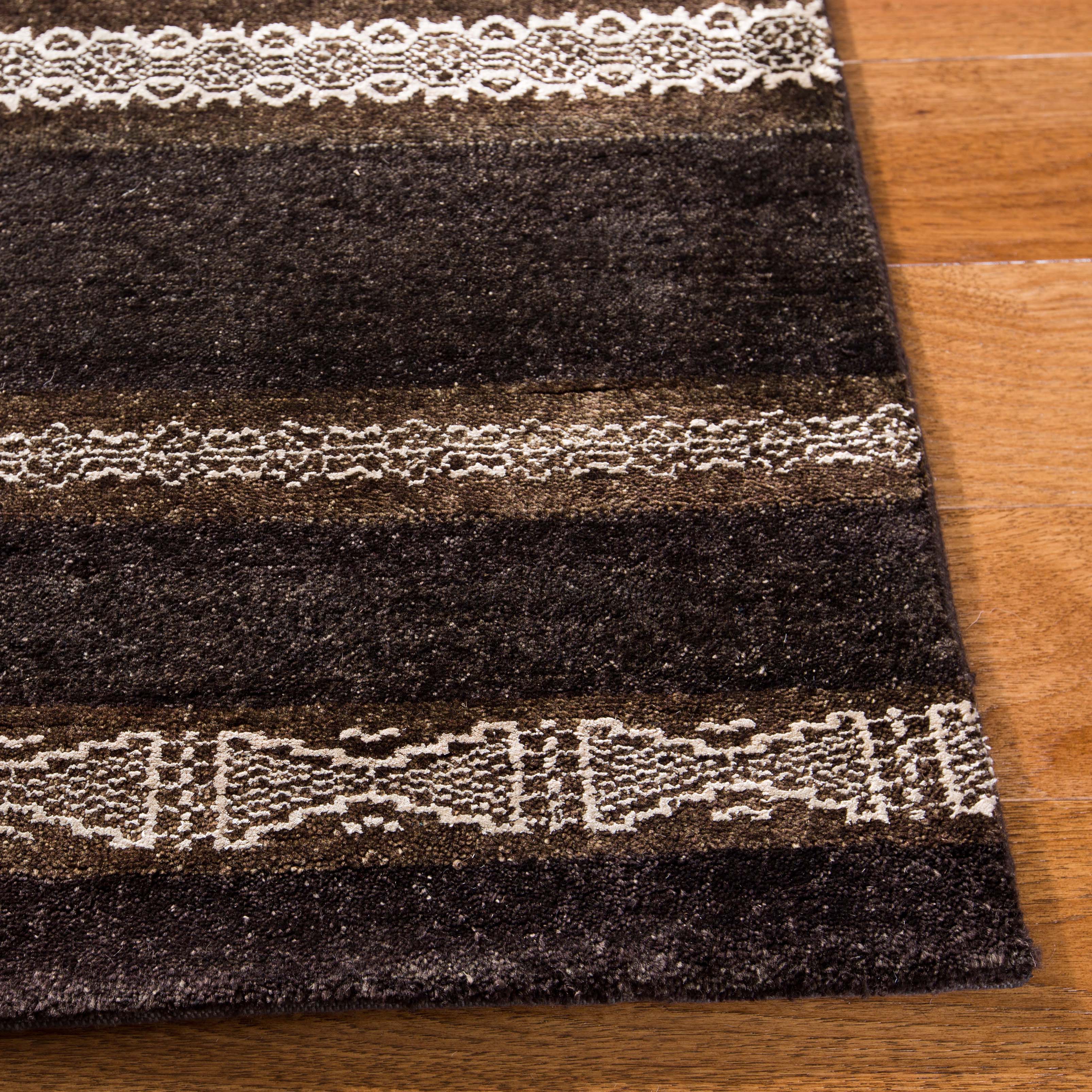 Ralph Lauren Nairobi Stripe Rug, RLR7731 - Safari Brown