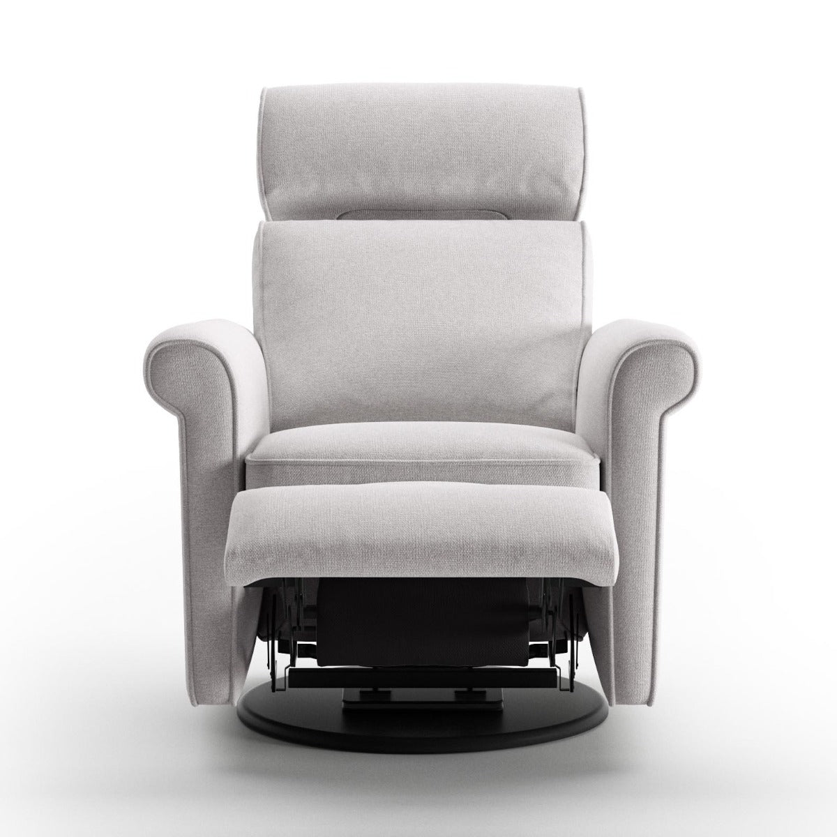Luonto Furniture Rolled Recliner - Power & Battery - Rene 01