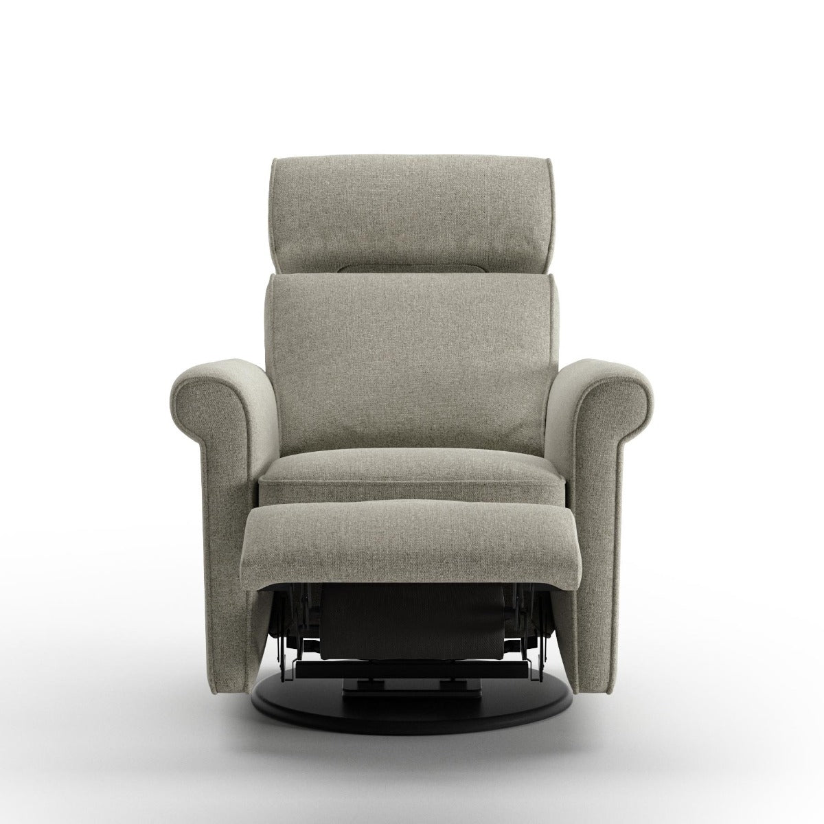 Luonto Furniture Rolled Recliner - Power & Battery - Rene 03