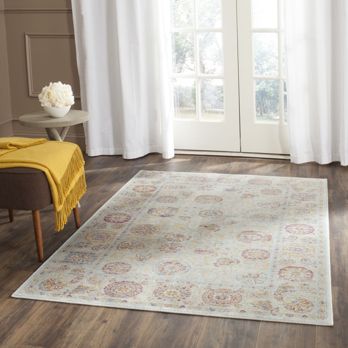 Safavieh Sevilla 812 Rug, SEV812 - Silver / Multi