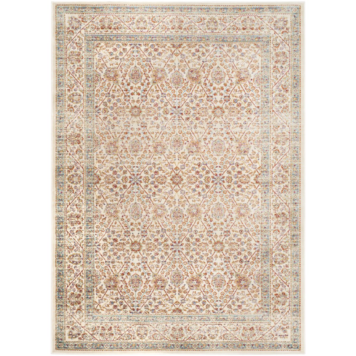 Safavieh Sevilla 813 Rug, SEV813 - Ivory / Multi