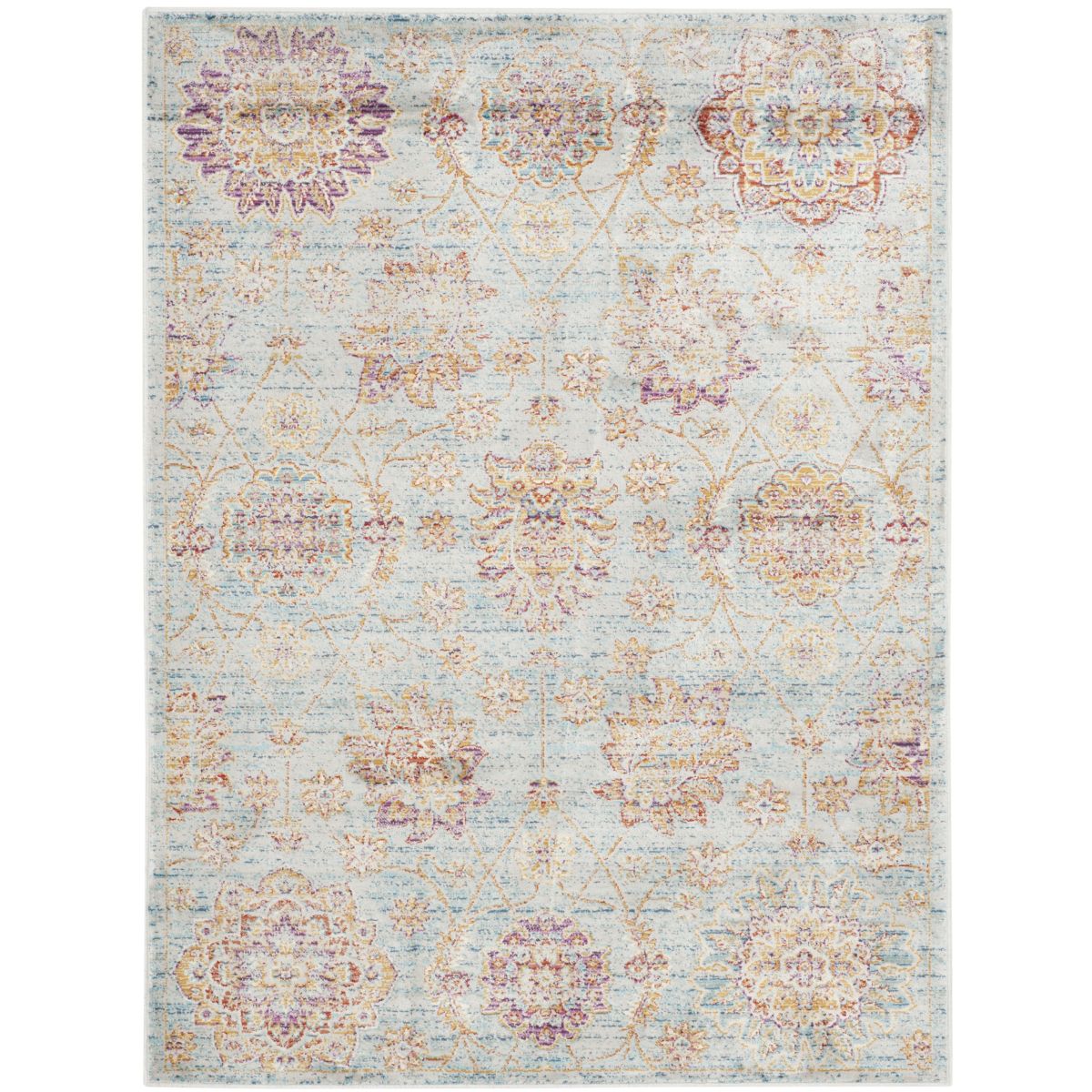 Safavieh Sevilla 814 Rug, SEV814 - Light Blue / Multi