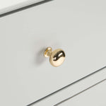 Safavieh Couture Madden Retro Dresser - Grey / Brass