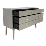 Safavieh Couture Madden Retro Dresser - Grey / Brass