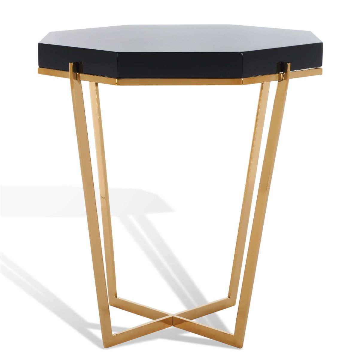 Safavieh Couture Danna Metal End Table - Black