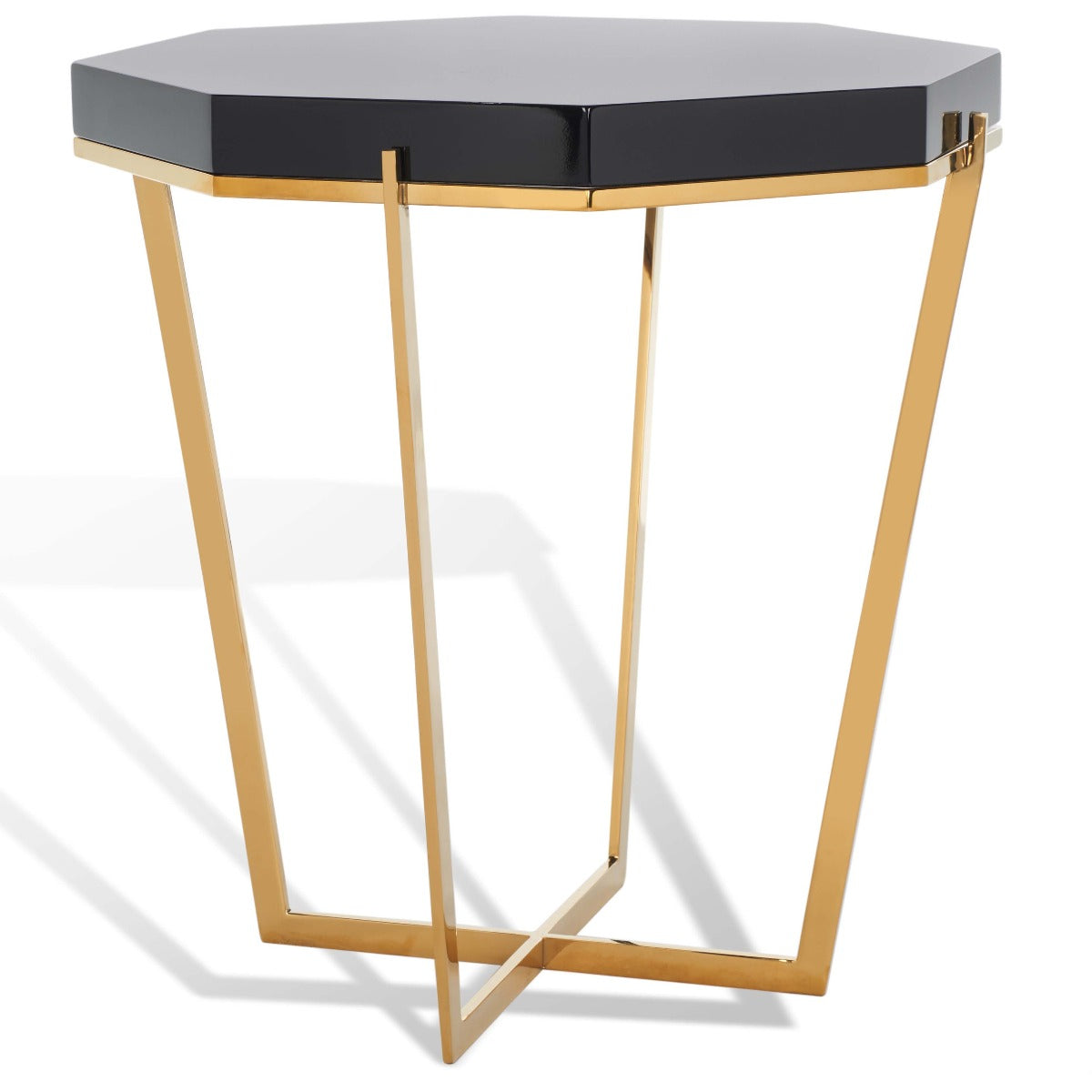 Safavieh Couture Danna Metal End Table - Black