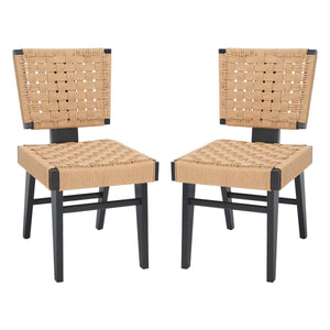 Safavieh Couture Susanne Woven Dining Chair(Set of 2), SFV4121