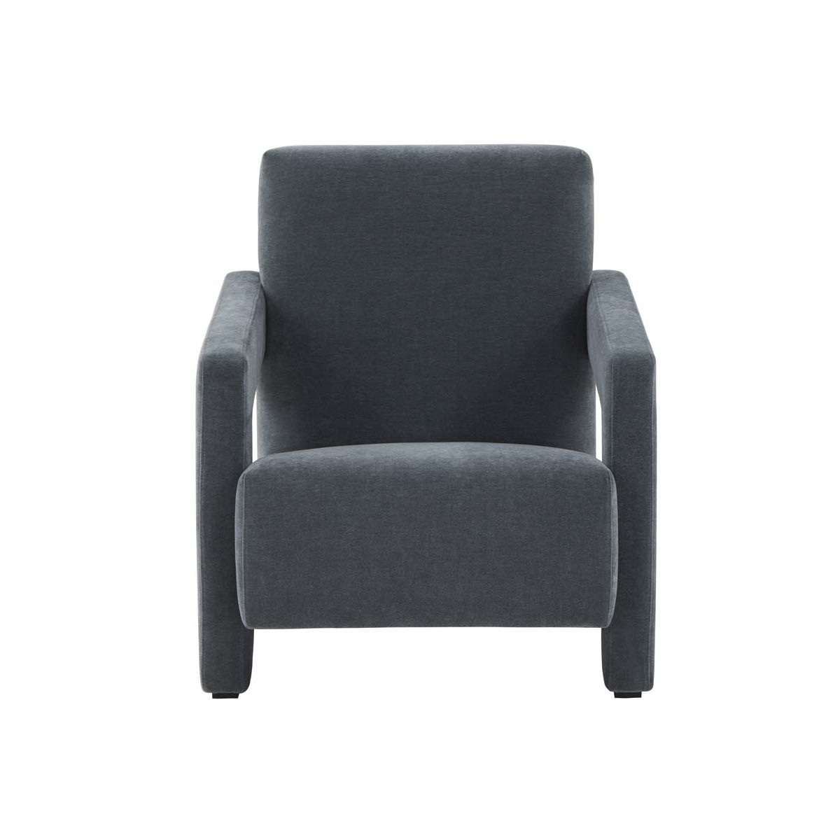 Safavieh Couture Taylor Modern Velvet Accent Chair - Navy