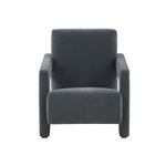 Safavieh Couture Taylor Modern Velvet Accent Chair - Navy