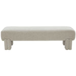 Safavieh Couture Leslee Upholstered Bench - Taupe