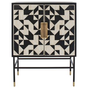 Safavieh Couture Kimori 3 Shelf Bar Cabinet, SFV6611