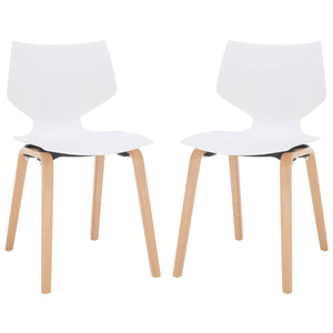 Safavieh Couture Darnel Molded Plastic Dining Chair(Set of 2), SFV6903