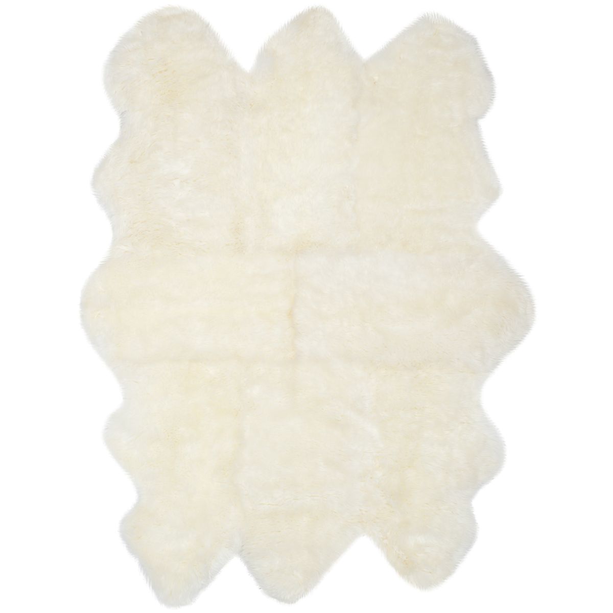 Safavieh Sheep Skin 121 Rug, SHS121 - WHITE