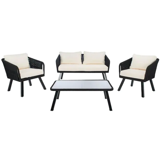 Safavieh Torsla 4Pc Rope Living Set , PAT7520