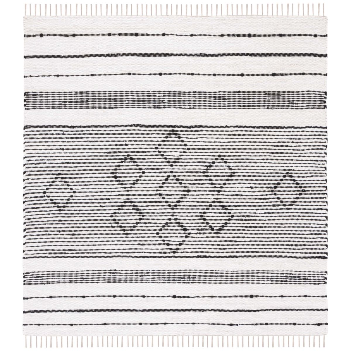 Safavieh Striped Kilim 203 Rug, STK203 - Ivory / Black