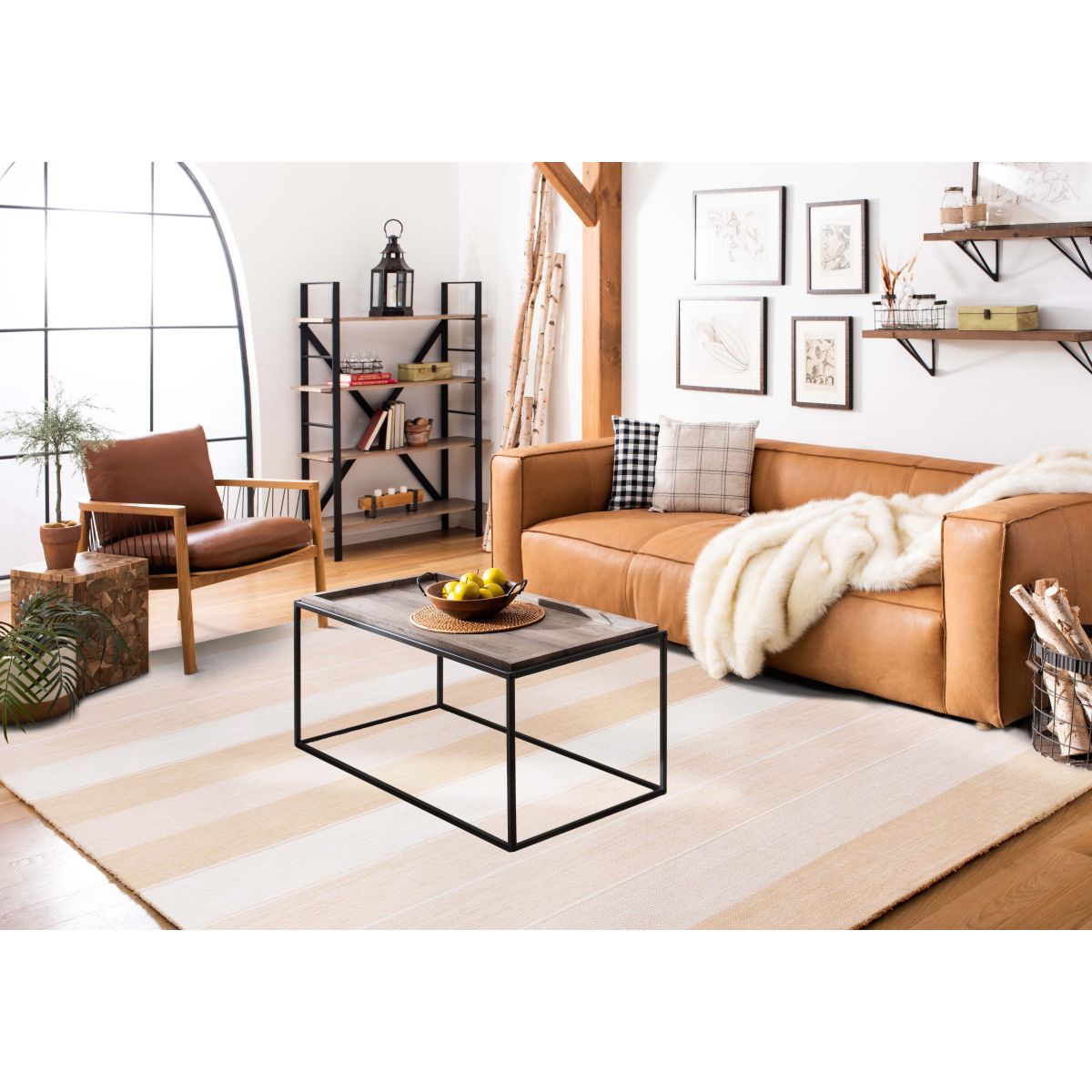 Safavieh Striped Kilim 804 Rug, STK804 - Ivory / Gold