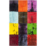 Safavieh Studio Leather 165 Rug, STL165 - Black / Multi