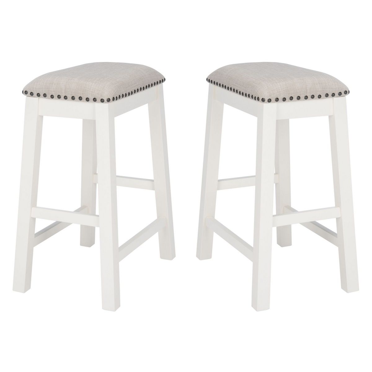 Safavieh Aero Counter Stool , STL9218 - White (Set of 2)