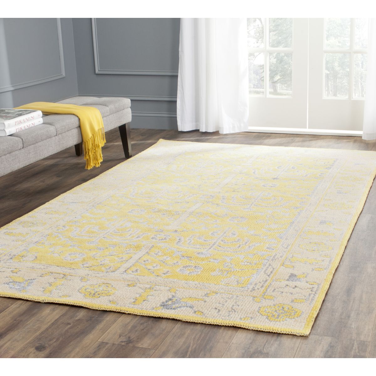 Safavieh Stone Wash 213 Rug, STW213 - Yellow
