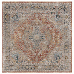 Safavieh Silverado 110 Rug, SVD110 - Rust / Blue