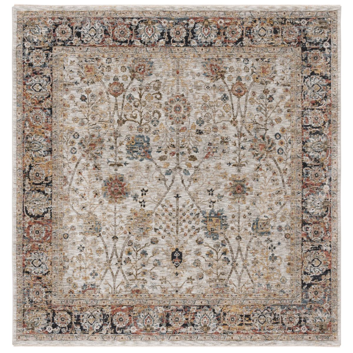 Safavieh Silverado 112 Rug, SVD112 - Ivory / Rust