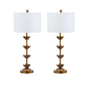 Safavieh Lani Leaf 32 Inch H Table Lamp(Set of 2), TBL4016