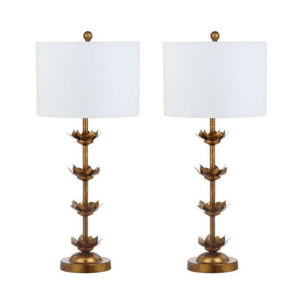 Safavieh Lani Leaf Table Lamp W/ USB Port(Set of 2), TBL4016