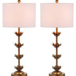 Safavieh Lani Leaf Table Lamp , TBL4016 - Antique Gold (Set of 2)