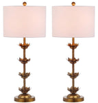 Safavieh Lani Leaf Table Lamp , TBL4016 - Antique Gold (Set of 2)