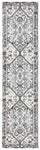 Safavieh Tulum 661 Rug, TUL661 - IVORY GREY / BLUE RUST