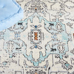 Safavieh Tulum 661 Rug, TUL661 - IVORY GREY / BLUE RUST