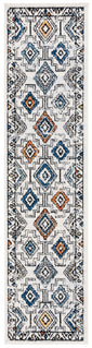 Safavieh Tulum 662 Rug, TUL662 - IVORY GREY / BLUE RUST