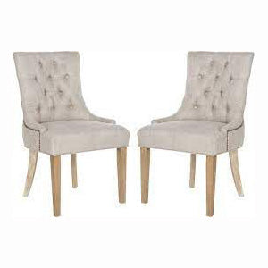 Safavieh Abby 19''H Tufted Side Chairs (Set Of 2), MCR4701