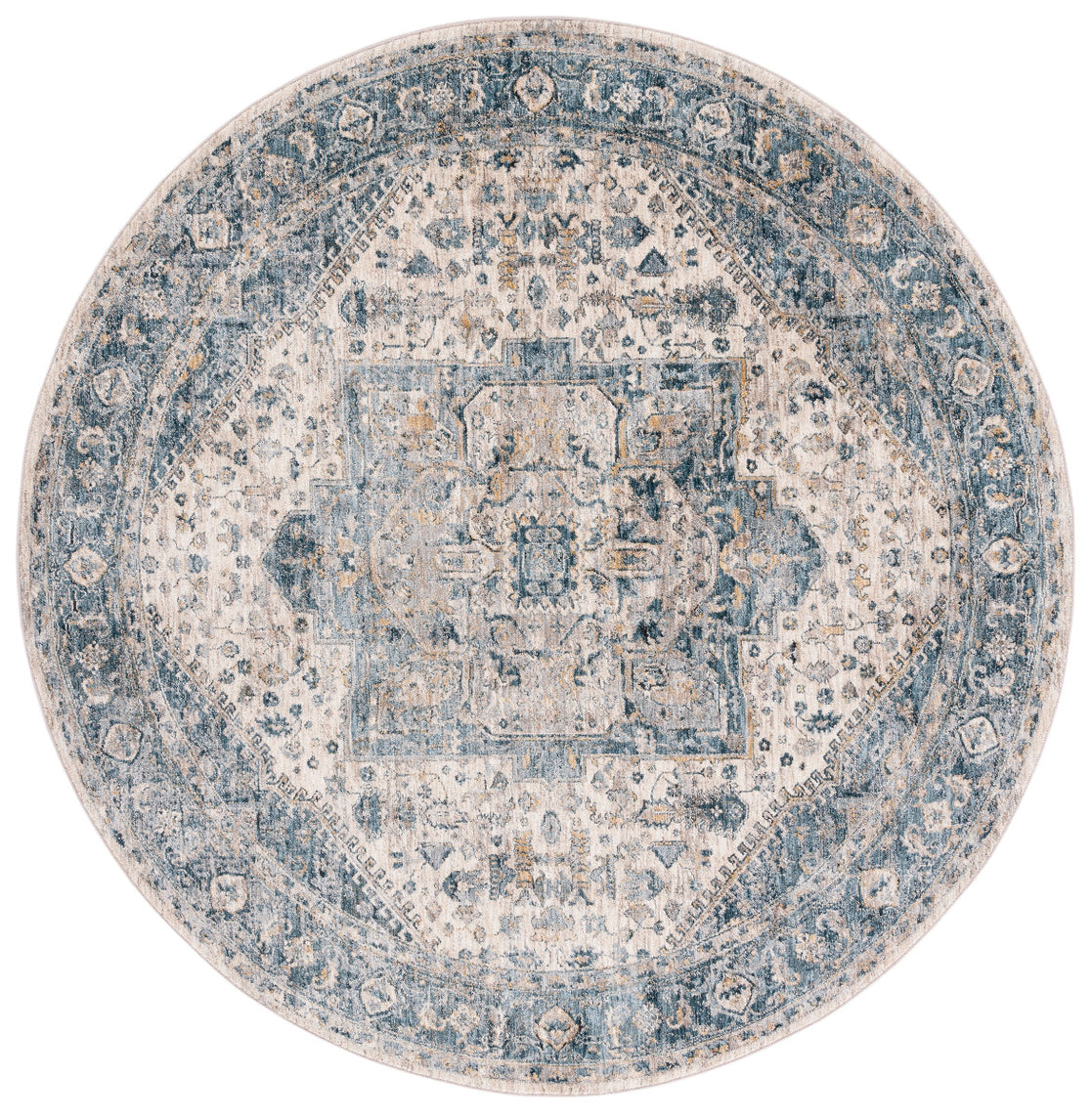 Safavieh Valencia 568 Rug, VAL568 - Ivory / Blue