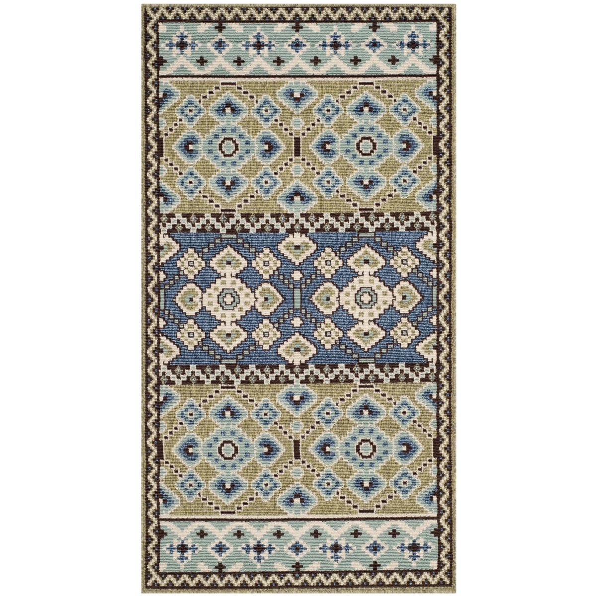 Safavieh Veranda 093 Rug, VER093 - Green / Blue