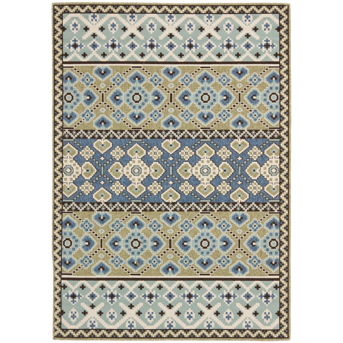 Safavieh Veranda 093 Rug, VER093 - Green / Blue