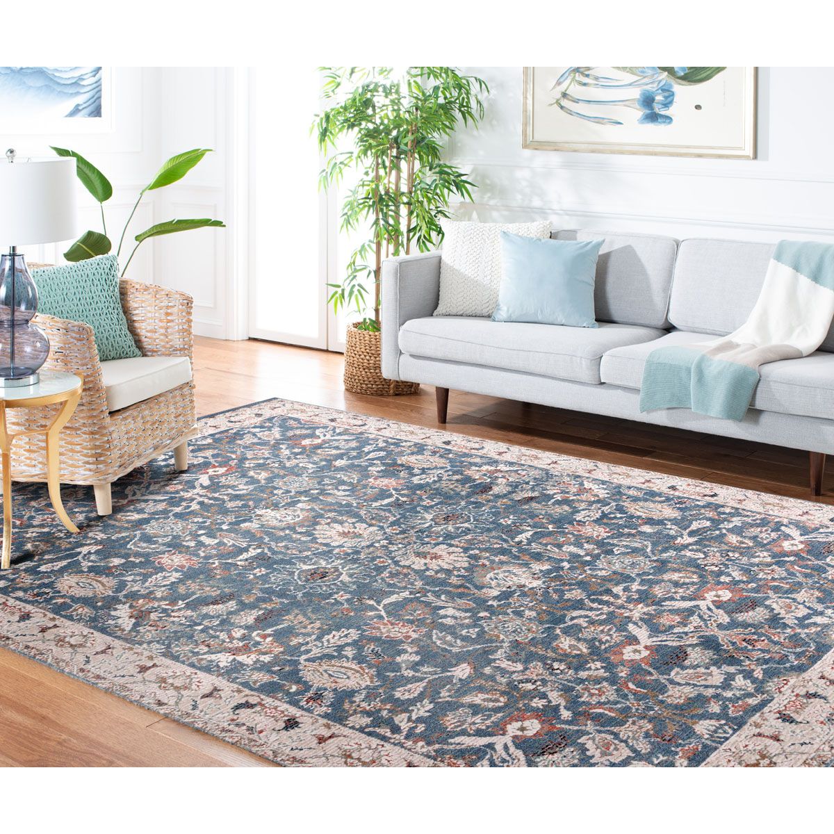 Safavieh Vivaldi 516 Rug, VIV516 - Blue / Ivory