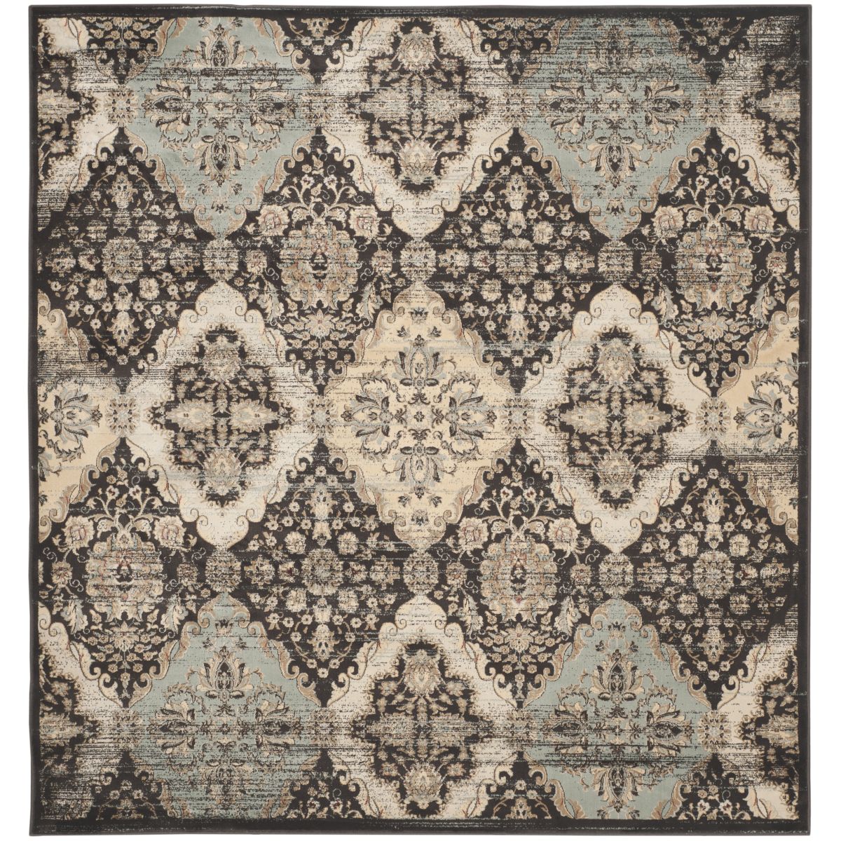 Safavieh Vintage 572 Rug, VTG572 - Black / Light Blue