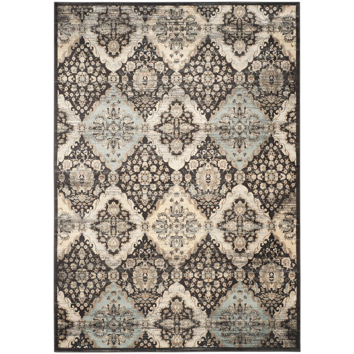 Safavieh Vintage 572 Rug, VTG572 - Black / Light Blue