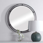 Decor Market 3-dimensional Design Mirror - Dark Silver