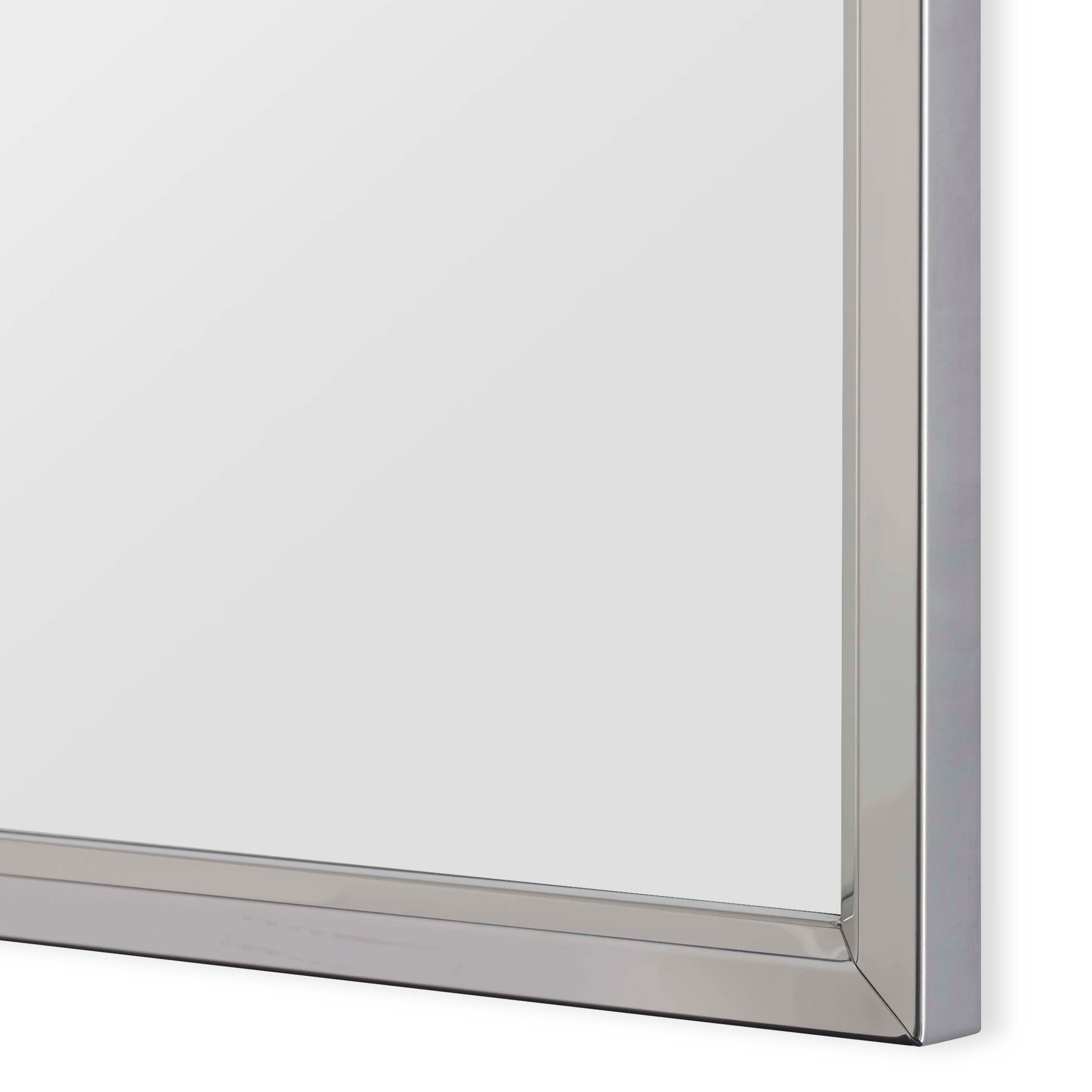 Decor Market Simple Design Mirror - Stainless Steel