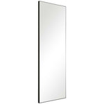 Decor Market Contemporary Thin Frame Mirror - Black