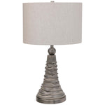 Decor Market Dove Gray Ceramic Table Lamp