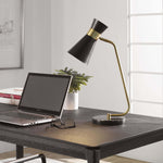 Gold Decor Market Desk Lamp Black Marble